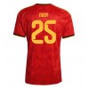 Belgia Nathan Ngoy #25 Hjemmedrakt VM 2026 Kortermet
